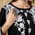 Black embroidered Chikankari co-ord set