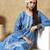 Sky blue embroidered chanderi Kurta sets