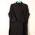 Black embroidered viscose kurta bandi set for boys