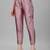 Violet color art silk foil embroidered work kurti pant dupatta