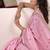 Baby pink linen beautiful tussle on pallu casual wear saree