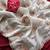 White paper silk Blend crush saree with Swarovski work on the buttas n cutwork border