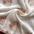 White paper silk Blend crush saree with Swarovski work on the buttas n cutwork border