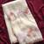 White paper silk Blend crush saree with Swarovski work on the buttas n cutwork border