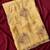 Yellow Paper Silk blend Crush Saree With Swarovski Work On The Buttas N Cutwork Border