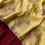 Yellow Paper Silk blend Crush Saree With Swarovski Work On The Buttas N Cutwork Border