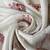 White crush saree Blend with beautiful shivroski and zari Work with cutwork border and peacock embroidery 
