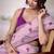 Light pink & purple cotton weaving zari border casual wear saree