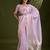 purple tissue linen silk zari woven designer saree with blouse