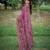 wine tussar silktraditional thread work designer saree with blouse