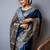 navy blue handloom raw silk weaving designer saree with blouse