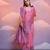 pink handloom raw silk weaving designer saree with blouse