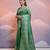 green handloom raw silk weaving designer saree with blouse