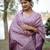 purple handloom raw silk weaving designer saree with blouse