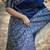 blue handloom raw silk weaving designer saree with blouse