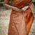 orange handloom raw silk weaving designer saree with blouse