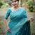 firozi handloom raw silk weaving designer saree with blouse