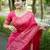 pink handloom raw silk weaving designer saree with blouse