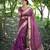 purple soft kalyani silk zari woven designer saree with blouse