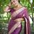 purple soft kalyani silk zari woven designer saree with blouse
