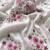White crushed saree with beautiful flower embroidery on sarees with hand work 