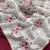 White crushed saree with beautiful flower embroidery on sarees with hand work 
