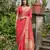 coral soft kalyani silk zari woven designer saree with blouse