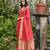 coral soft kalyani silk zari woven designer saree with blouse