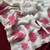 White Premium crunchy silk Blend Saree with applique work pattern all over the Saree with embroidery and scallop  Border