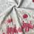 White Premium crunchy silk Blend Saree with applique work pattern all over the Saree with embroidery and scallop  Border