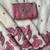 White crushed fabric saree with beautiful applique pattern panel of bird design 