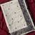 WHITE LOOM TUSSAR SAREE WITH ALL OVER SINGLE TONE DESIGNER EMBROIDERY PATTERN