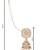 Detachable ear chain with jhumka earrings (e3383fl)