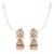 Detachable ear chain with jhumka earrings (e3383fl)