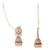 Detachable ear chain with jhumka earrings (e3383fl)