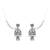 Traditional temple style jhumka earring with ear chain for women (e3386ox)