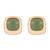 Fashion latest stylish trendy lightweight modern stud earrings combo set for women (mint)