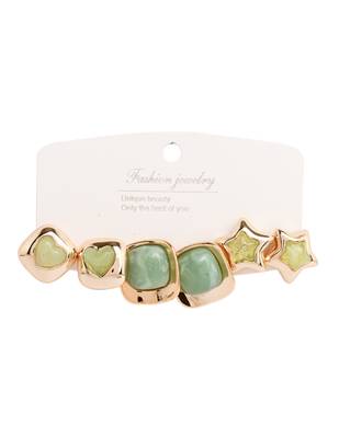 Fashion latest stylish trendy lightweight modern stud earrings combo set for women  5