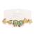 Fashion latest stylish trendy lightweight modern stud earrings combo set for women (mint)