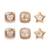 Fashion latest stylish trendy lightweight modern stud earrings combo set for women (e3392w)