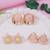 Fashion latest stylish trendy lightweight modern stud earrings combo set for women (e3392pe)