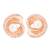 Rose special fashion cubic zirconia american diamoand stud earrings for women (e39rg)