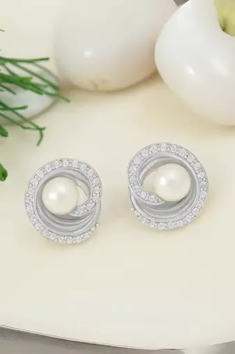 Fashion cubic zirconia american diamoand stud earrings for women 