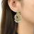 18k  chandbali kundan studded & beaded earrings for women (e4001) (mint1)