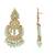 18k  chandbali kundan studded & beaded earrings for women (e4001) (mint1)