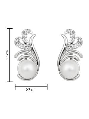 Fashion cubic zirconia diamoand stud earrings for women  4