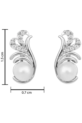 Fashion cubic zirconia diamoand stud earrings for women 