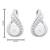 special fashion cubic zirconia american diamoand stud earrings for women (e41s)