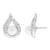 Fashion cubic zirconia diamoand stud earrings for women (e49s)