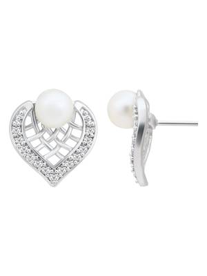 Fashion cubic zirconia diamoand stud earrings for women  3